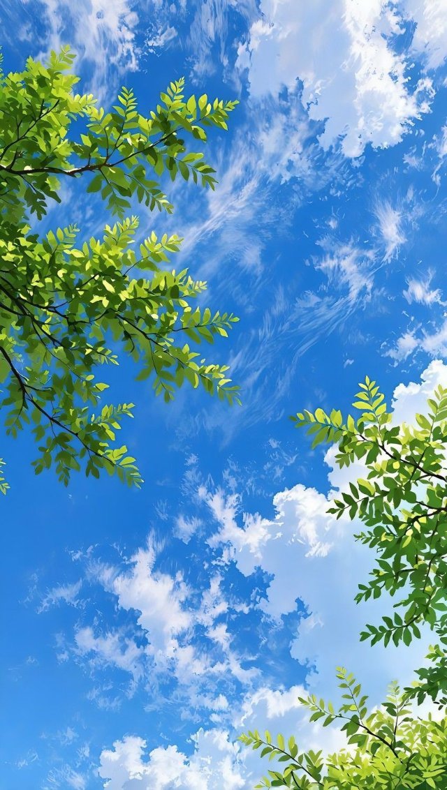 Hình ảnh thiên nhiên màu xanh bầu trời