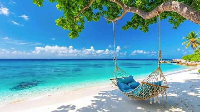 Hình biển đẹp làm nền máy tính