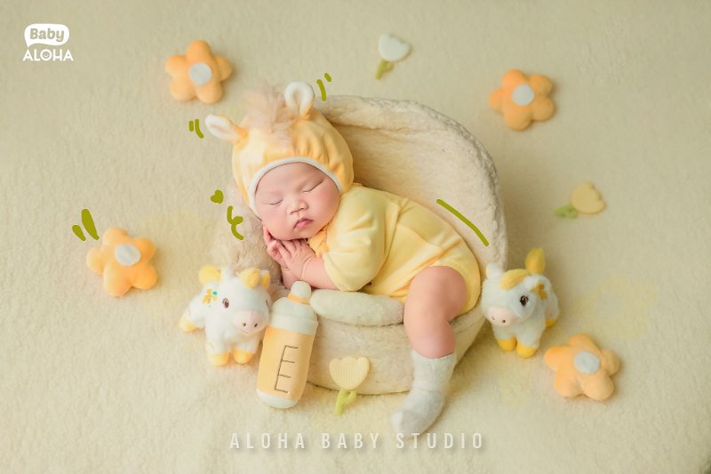 Kỹ năng xử lý và tạo dáng của photographer newborn