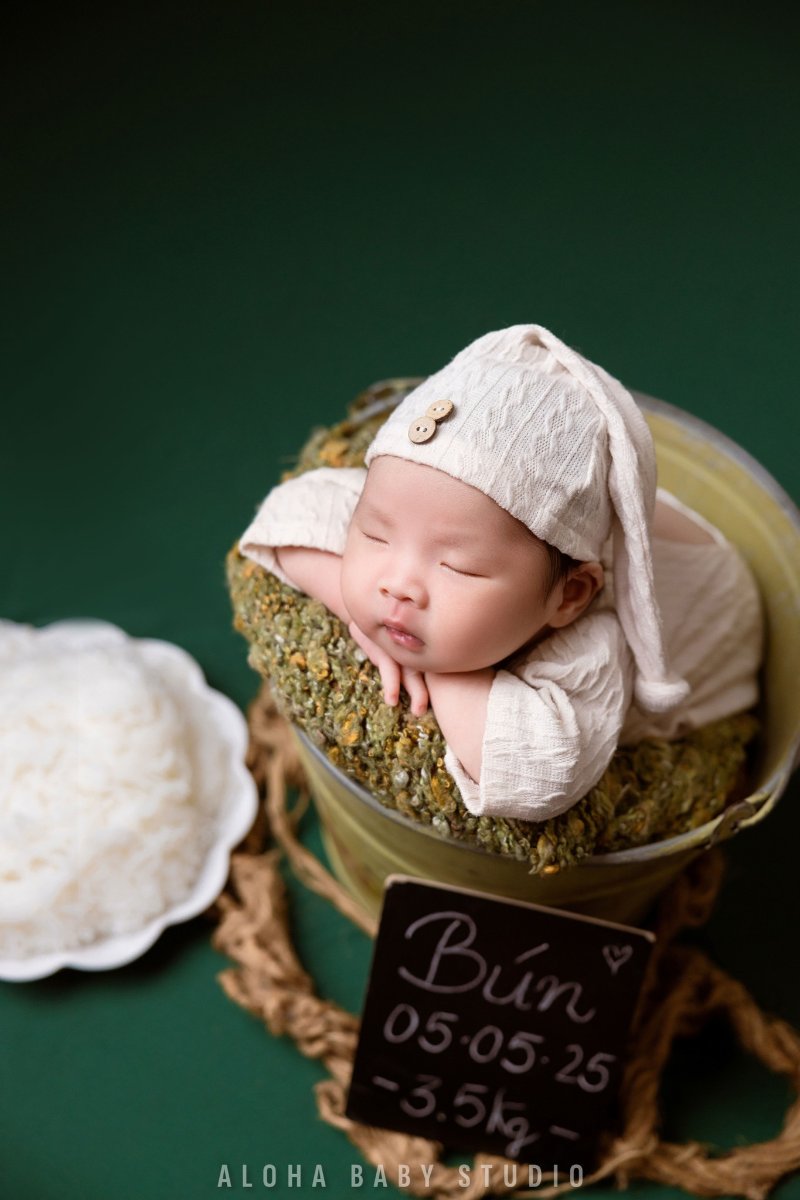 Kỹ thuật tạo dáng an toàn khi chụp ảnh sơ sinh