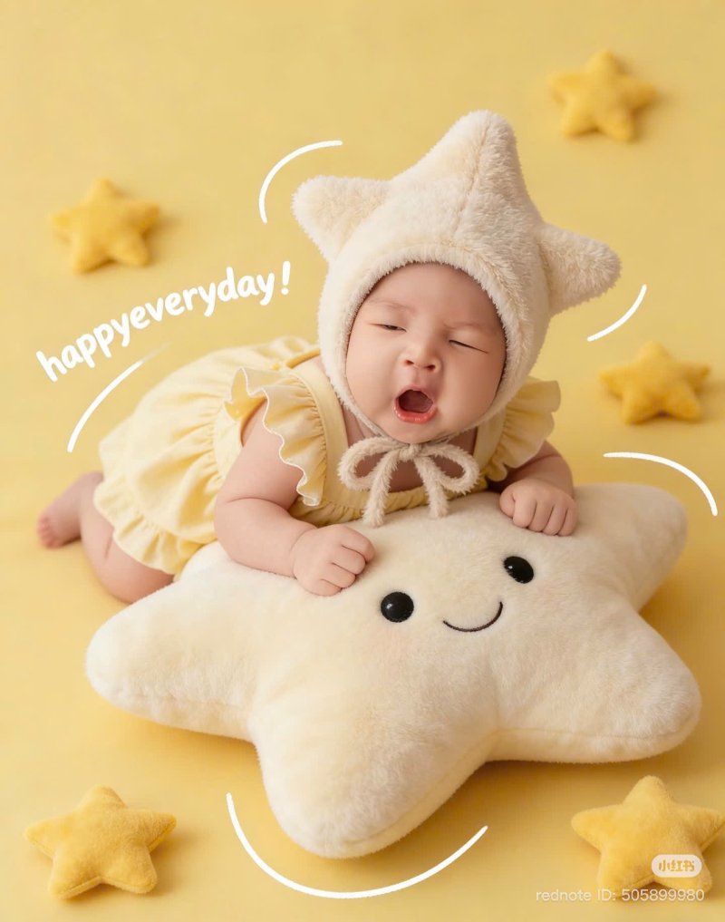 Concept newborn ngôi sao nhỏ
