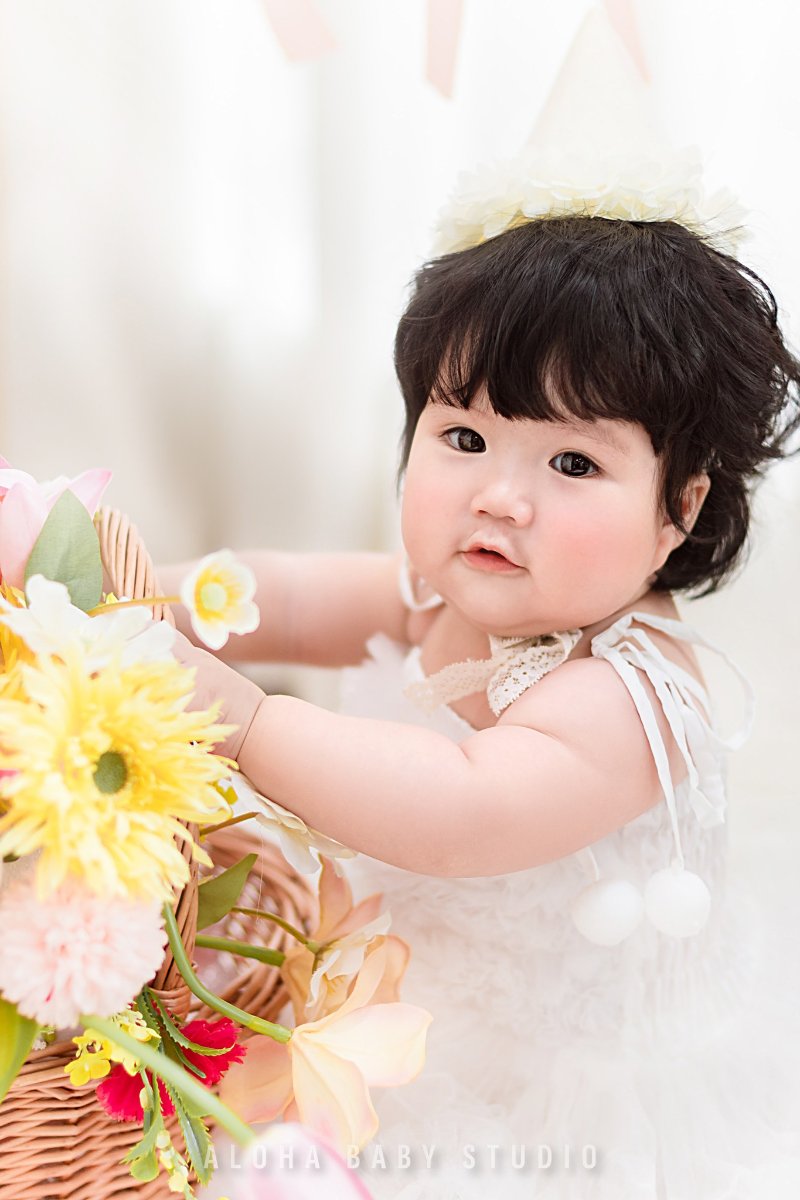 Hoa tươi và phụ kiện thiên nhiên cho bé
