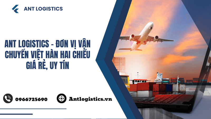 Ant Logistics - Đơn vị vận chuyển Việt Hàn hai chiều giá rẻ, uy tín