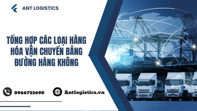 Tổng hợp các loại hàng hóa vận chuyển bằng đường hàng không