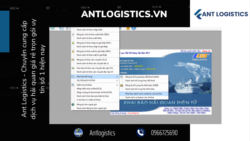 Ant Logistics - Chuyên cung cấp dịch vụ hải quan giá rẻ trọn gói uy tín số 1 hiện nay