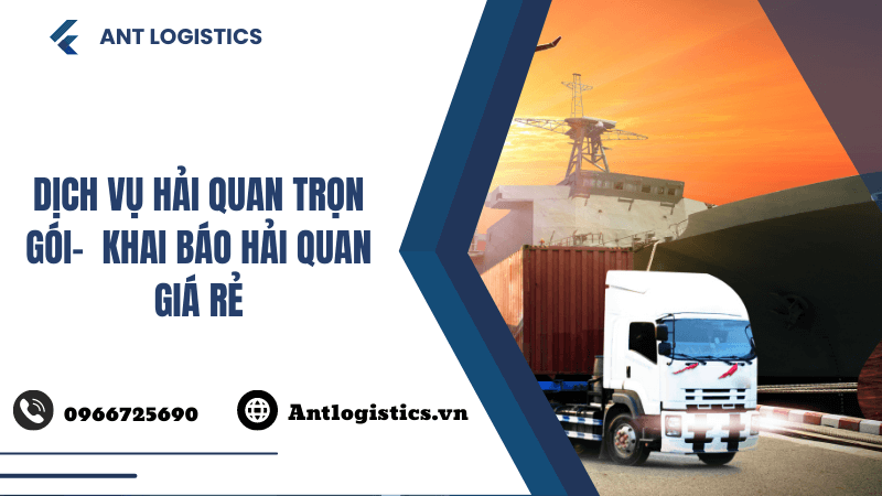 Dịch Vụ Hải Quan Trọn Gói- Khai Báo Hải Quan Giá Rẻ