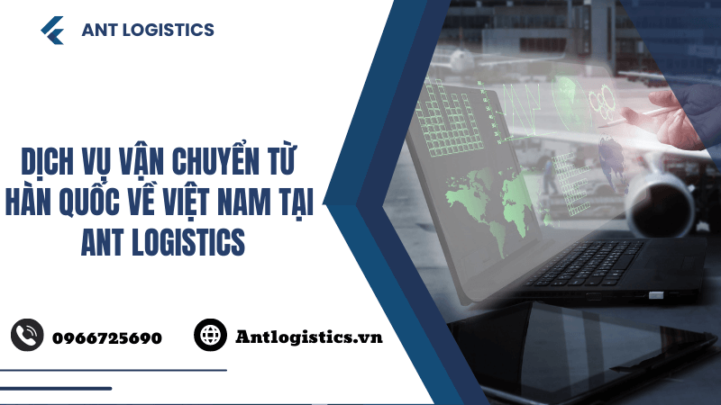 Dịch vụ vận chuyển từ Hàn Quốc về Việt Nam tại Ant Logistics