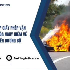 Hướng dẫn cấp Giấy phép vận chuyển hàng hóa nguy hiểm về cháy, nổ trên đường bộ
