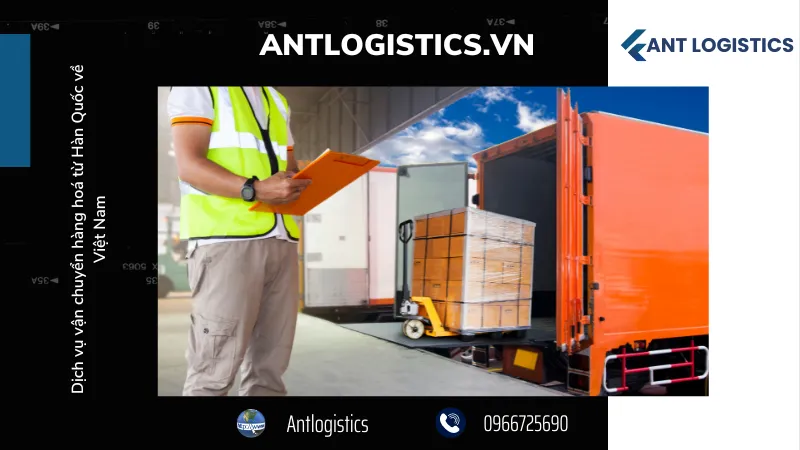 Các mặt hàng từ Hàn Quốc thường được vận chuyển về Việt Nam