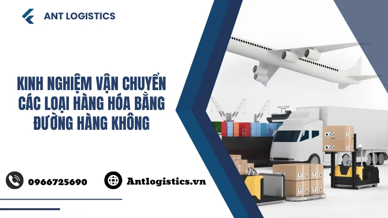 Kinh nghiệm vận chuyển các loại hàng hóa bằng đường hàng không