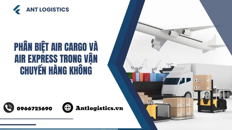 Phân biệt Air cargo và Air Express trong vận chuyển hàng không