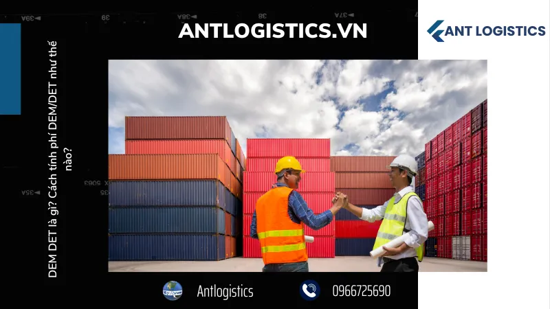 DET là gì? Phí lưu container tại kho của cảng do hãng tàu thu