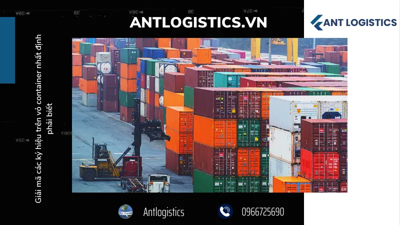 Lưu ý về các ký hiệu trên vỏ container