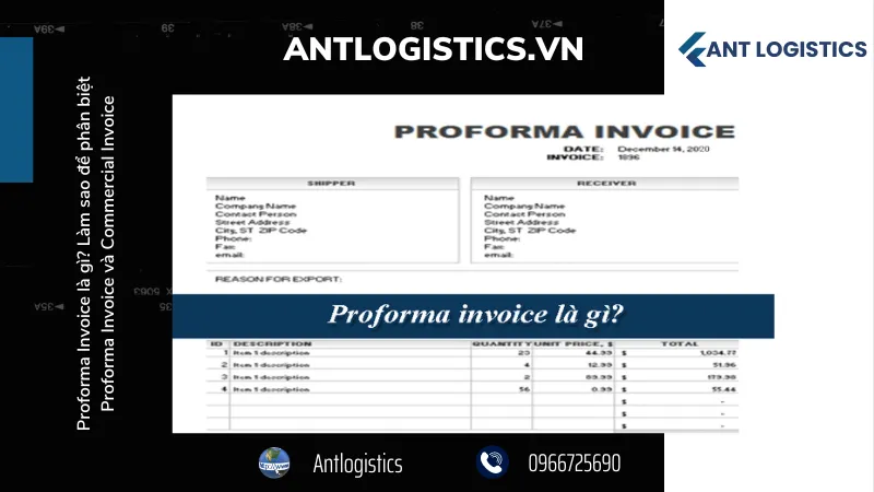 Proforma Invoice có thể thay thế hợp đồng được không?