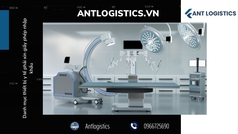 Thủ tục nhập khẩu thiết bị y tế