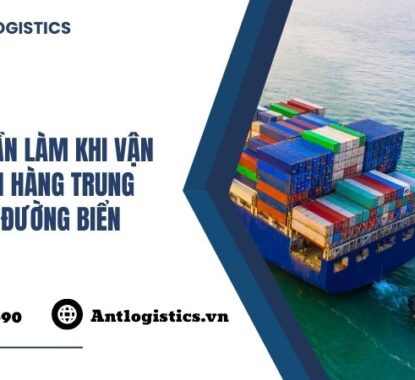 5 việc cần làm khi vận chuyển hàng Trung bằng đường biển
