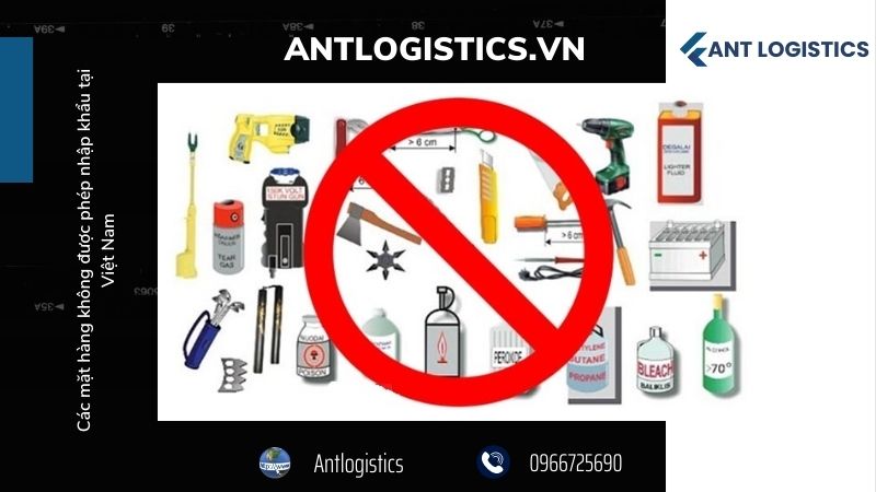 Quy định về hàng hóa cấm nhập khẩu