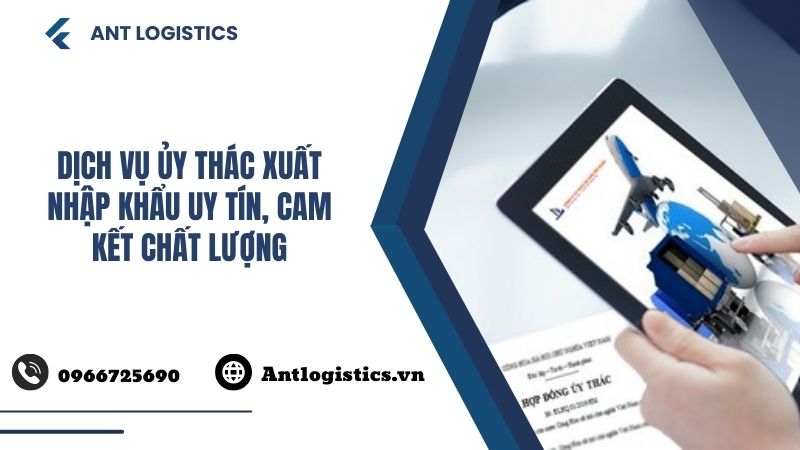 Dịch vụ ủy thác xuất nhập khẩu uy tín, cam kết chất lượng