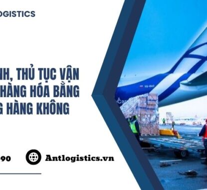 Quy trình, thủ tục vận chuyển hàng hóa bằng đường hàng không