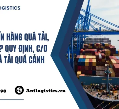 Vận chuyển hàng quá tải, quá cảnh Quy định, CO hàng quá tải quá cảnh
