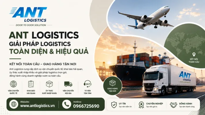 Vận chuyển và Order hàng hóa Antlogistics.vn 2026