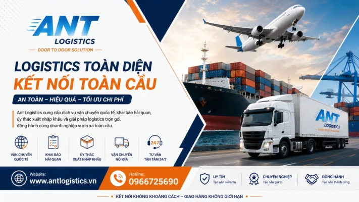 Vận chuyển và Order hàng hóa Antlogistics.vn 2026