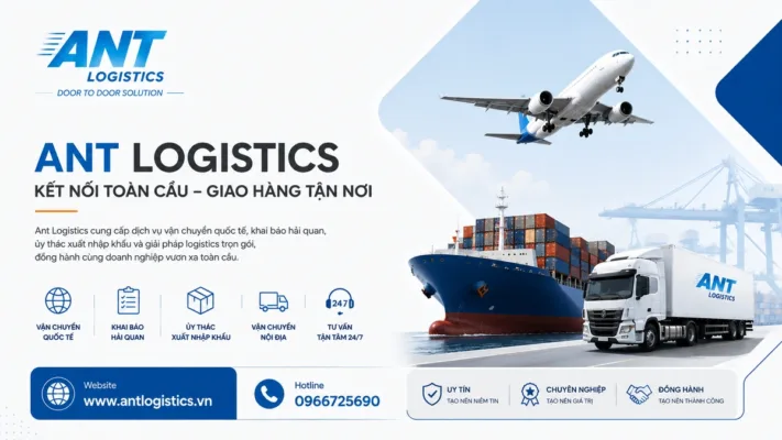 Vận chuyển và Order hàng hóa Antlogistics.vn 2026