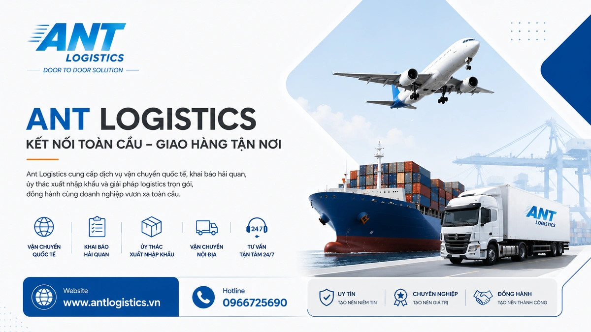 Vận chuyển và Order hàng hóa Antlogistics.vn 2026