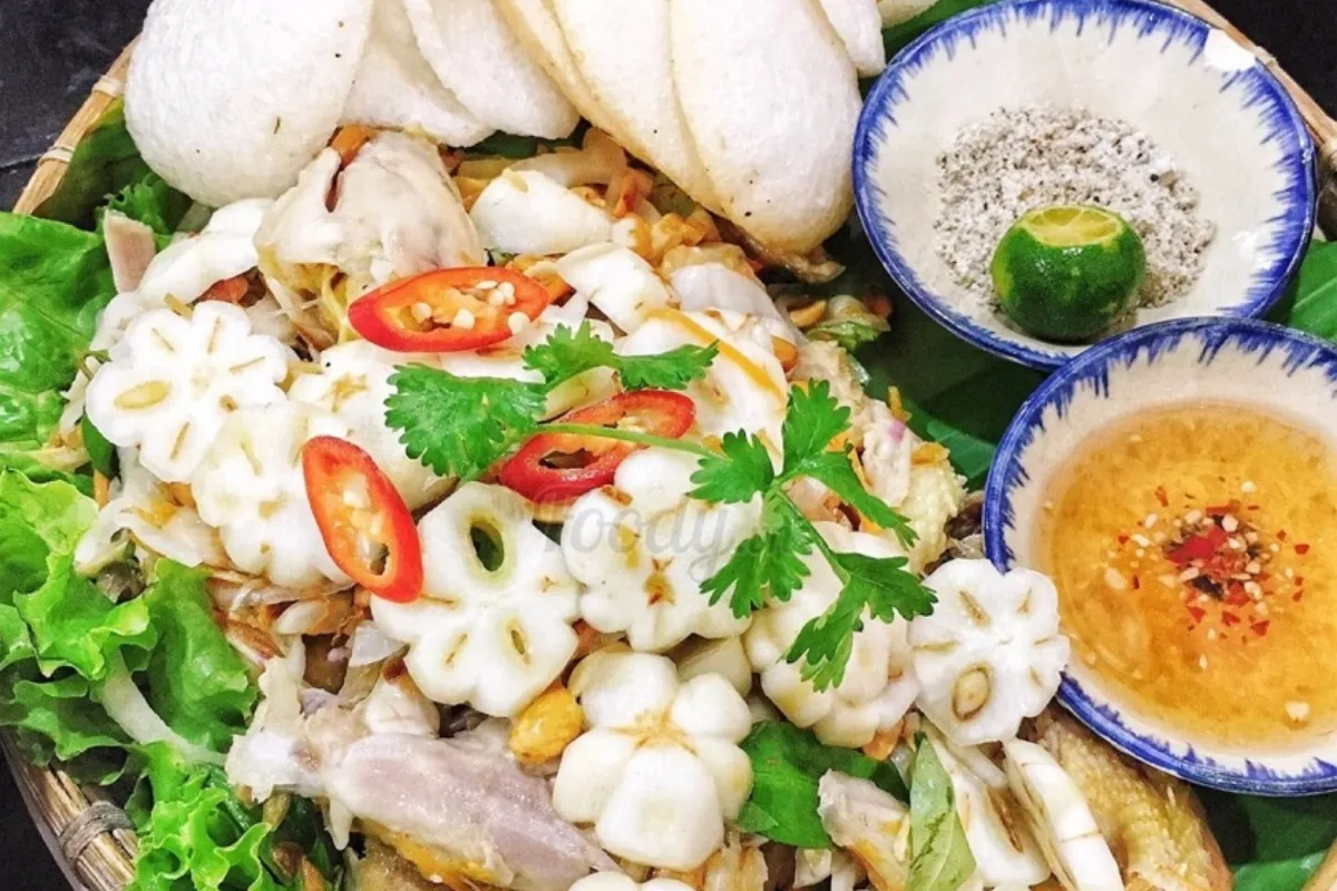 Cách làm gỏi gà măng cụt