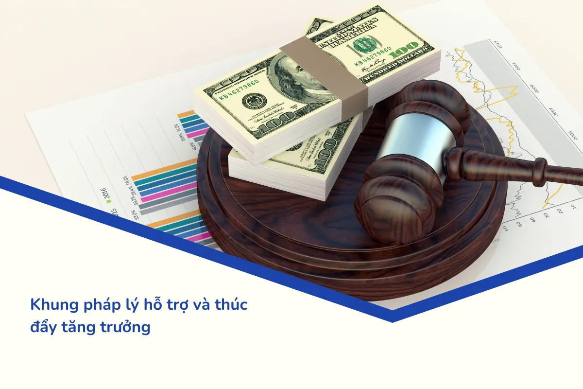 Khung pháp lý hỗ trợ và thúc đẩy tăng trưởng