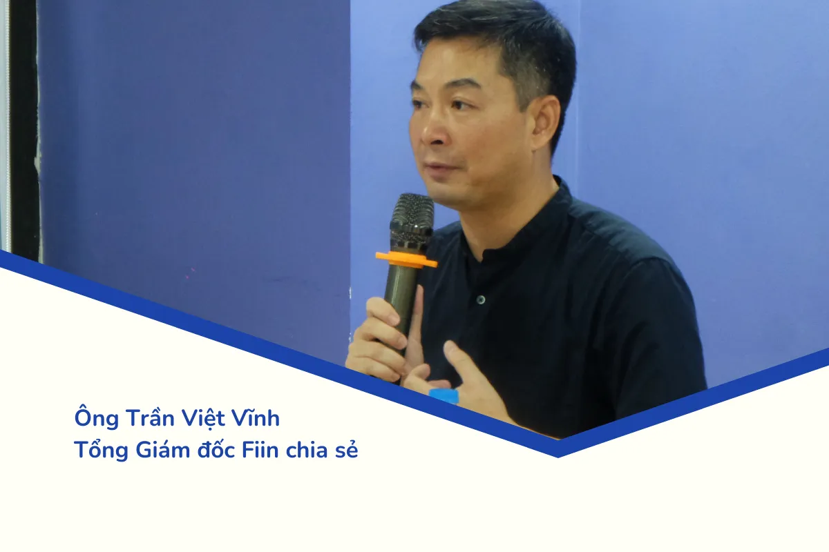 Ông Trần Việt Vĩnh Tổng Giám đốc Fiin chia sẻ