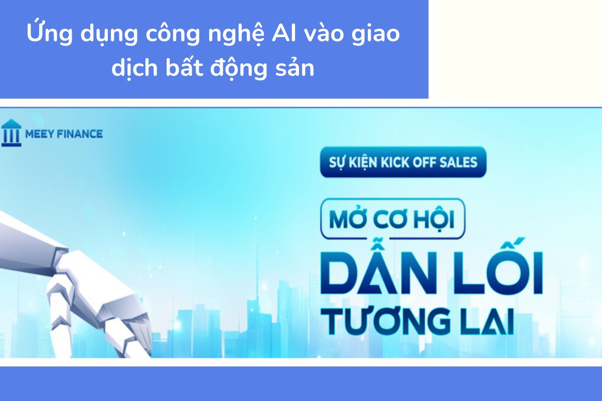 Meey Finance - Nền tảng tài chính số chuyên biệt cho bất động sản