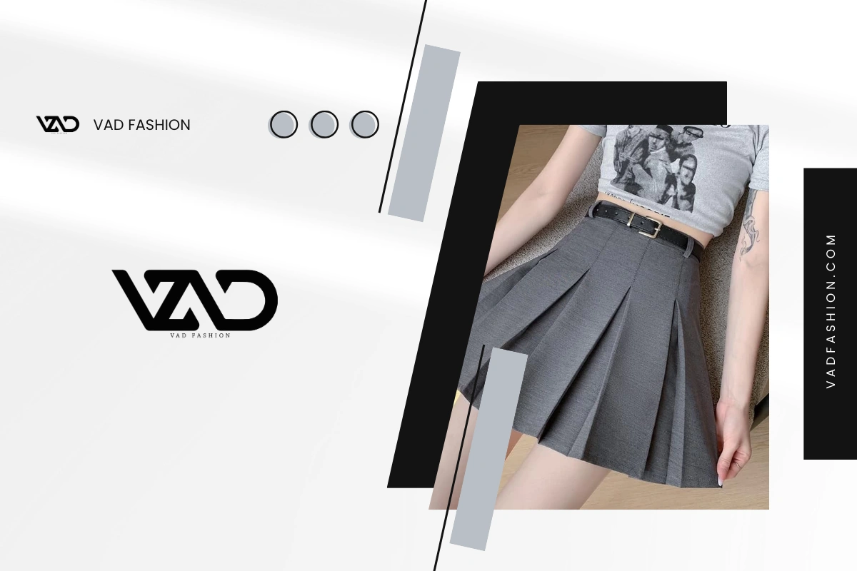 Công thức phối chân váy xếp ly tennis và áo croptop sẽ giúp các bạn toát lên thần thái sang chảnh