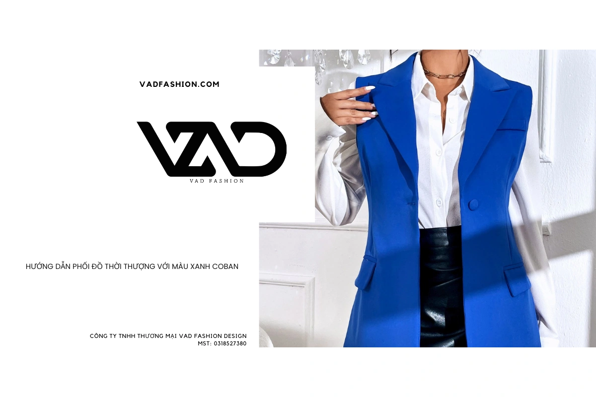 Xác định các item chủ chốt cho màu xanh coban và kết hợp chúng với các màu sắc khác để tạo nên sự cân đối và hài hòa