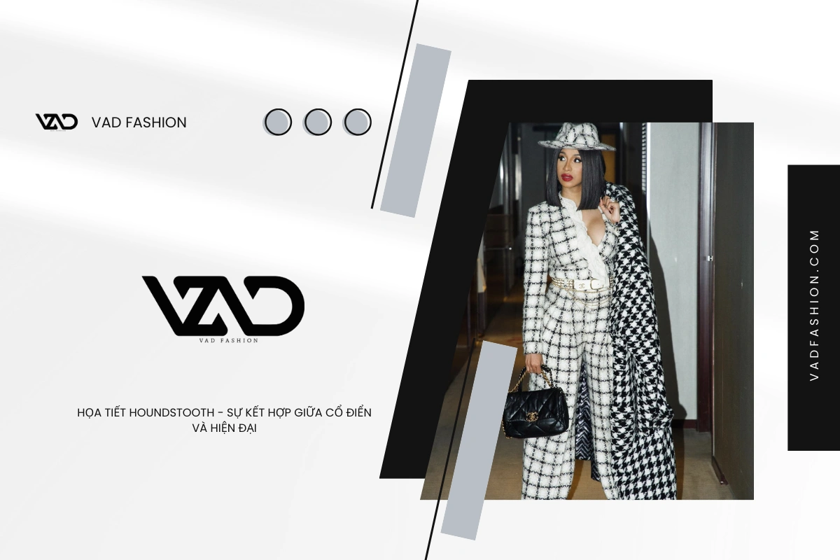 Họa tiết Houndstooth bắt nguồn từ nền văn hóa truyền thống của Scotland
