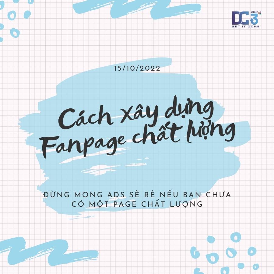 cách xây dựng fanpage chất lượng