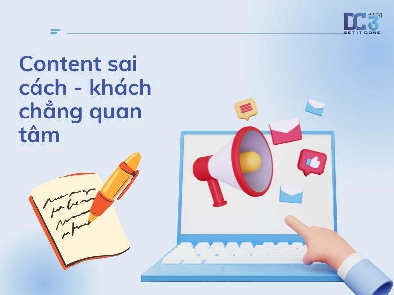 content bán hàng sai cách