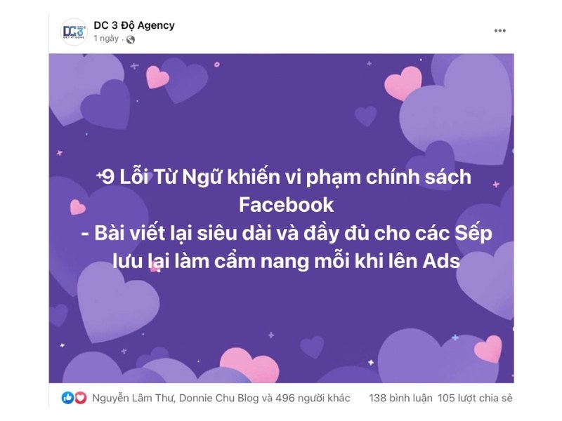 thường xuyên cập nhật trạng thái