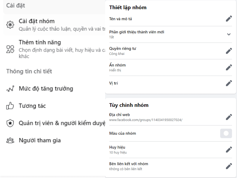 cách đổi tên nhóm bằng máy tính