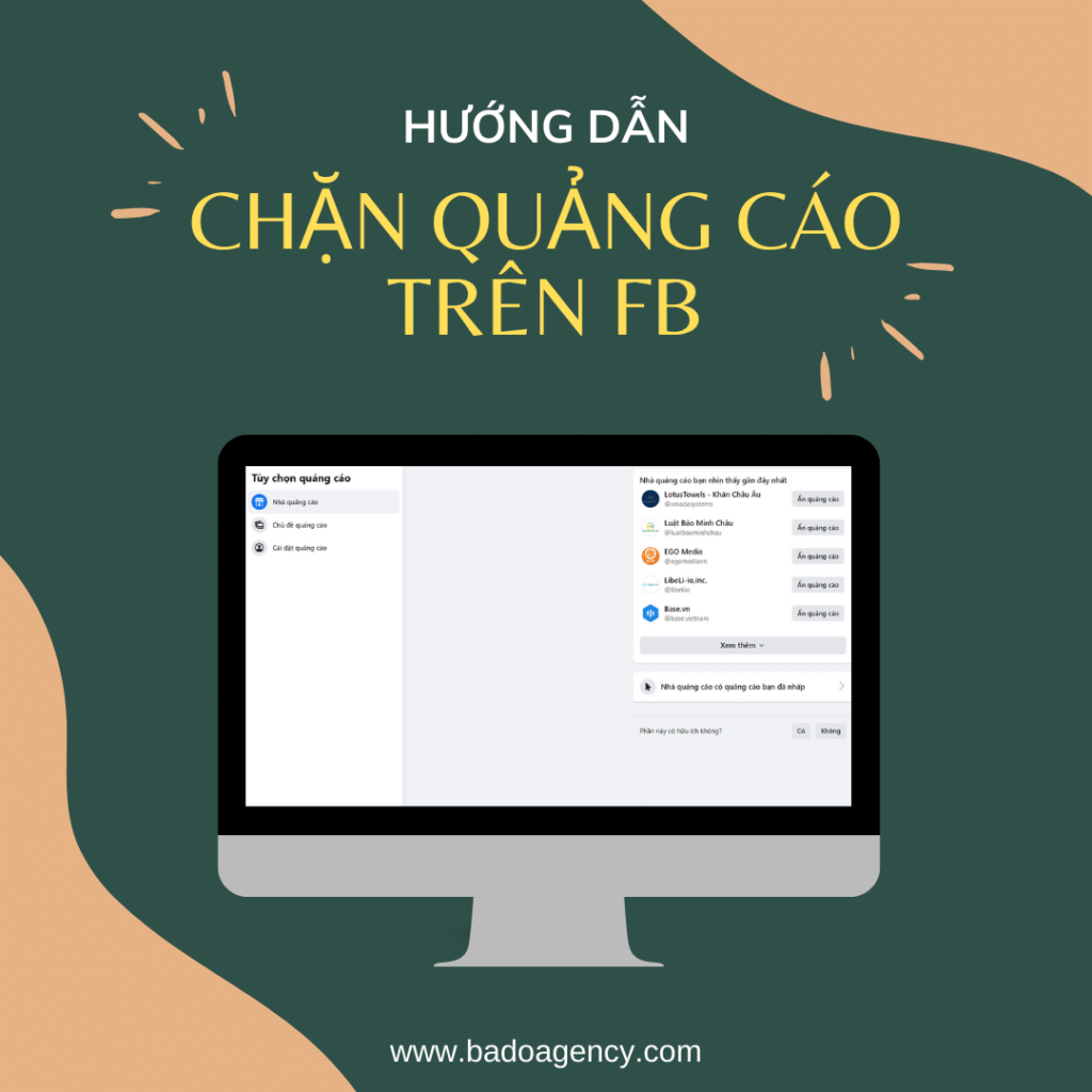Chặn quảng cáo trên facebook