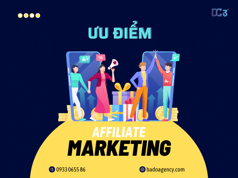 Ưu điểm affiliate marketing
