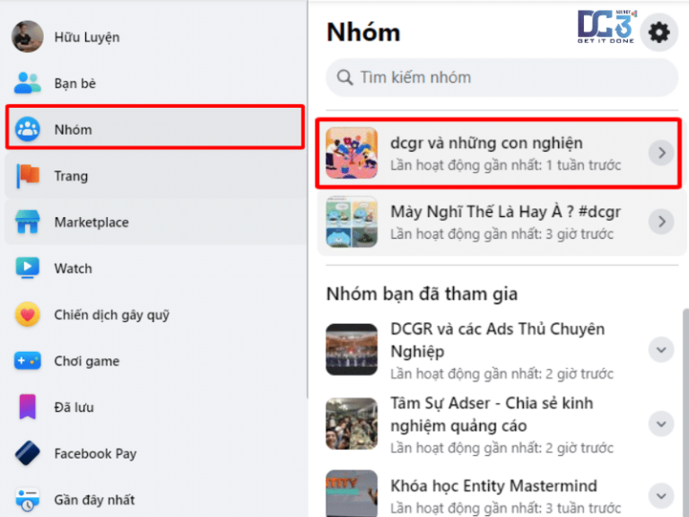 xóa nhóm facebook