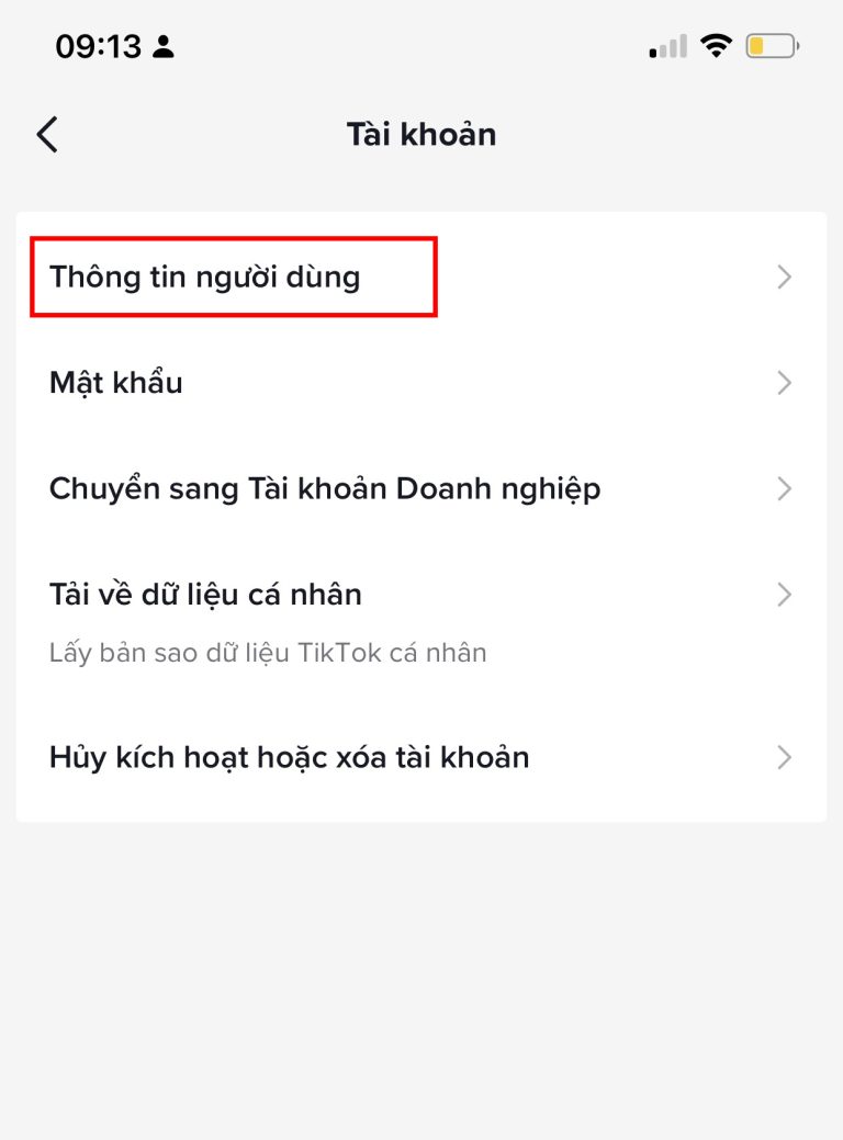cách sửa ngày sinh trên tiktok