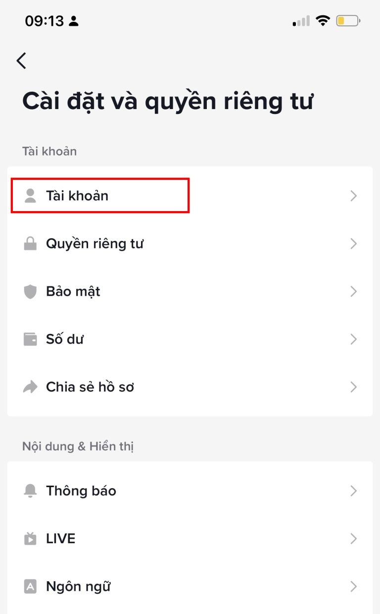 cách sửa ngày sinh trên tiktok