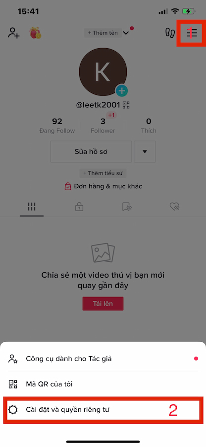 cách thay đổi ngày sinh trên tiktok