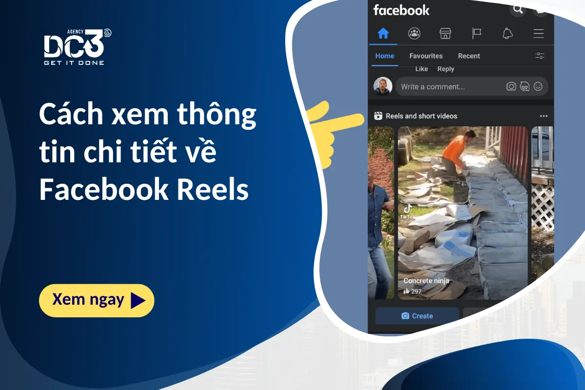 Cách xem thông tin chi tiết về Facebook Reels