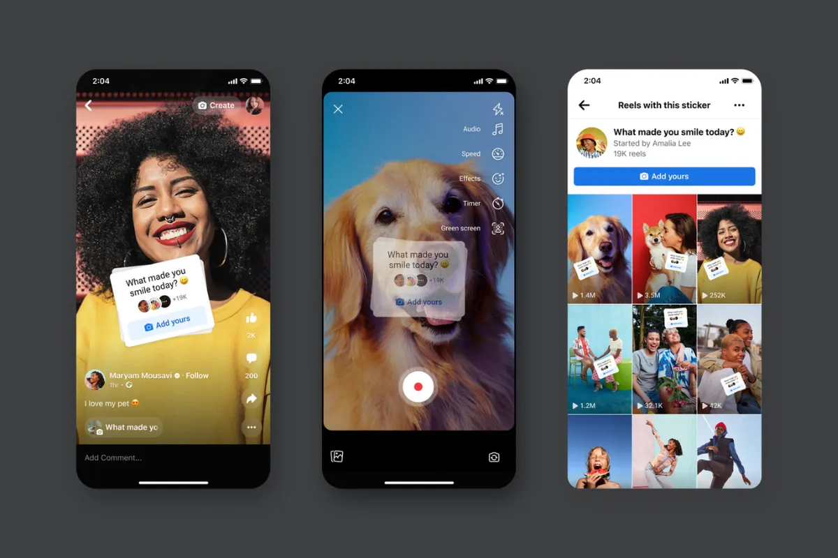 quảng cáo trên Facebook Reels