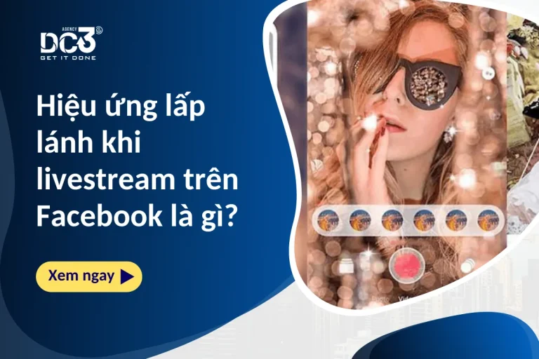 Hiệu ứng lấp lánh khi livestream trên Facebook là gì?
