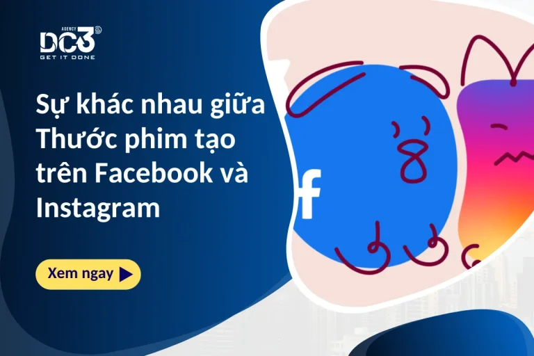 Thước phim tạo trên Facebook và thước phim tạo trên Instagram