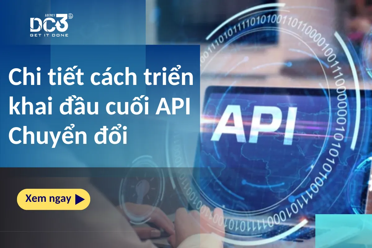Chi tiết cách triển khai đầu cuối API Chuyển đổi